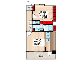 東雲キャナルコ-トCODAN18号棟【8階】の間取り