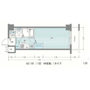レジディア多摩川【2階】の間取り
