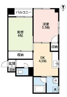 カーサ ヴェルデ【3階】の間取り