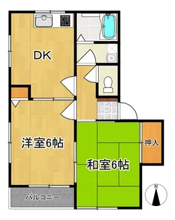 ハイツいしかめ3【2階】の間取り