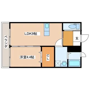 YSコーポ【2階】の間取り