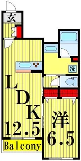 フレール・ド・スリジェ【2階】の間取り