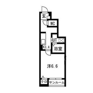 コハル・ファミリアII【1階】の間取り