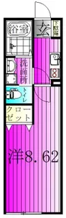 apartamento アリビオ柏【1階】の間取り