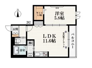 すみれビレッジ【2階】の間取り