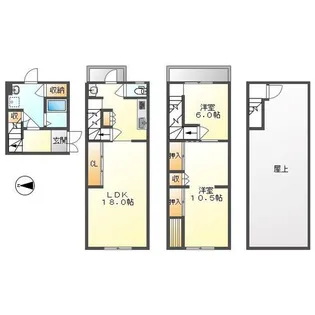 京橋町ビル【1階】の間取り