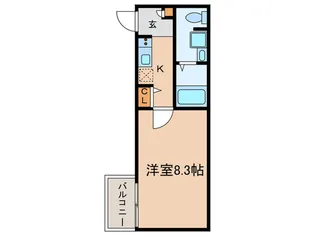 アトランティスみずほ台【2階】の間取り