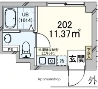 プラシード【2階】の間取り