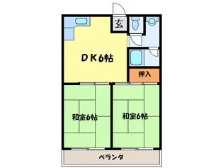 種村マンション1番館【3階】の間取り