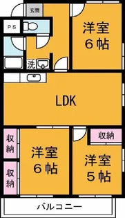 ヴィラエスポワール赤塚【2階】の間取り