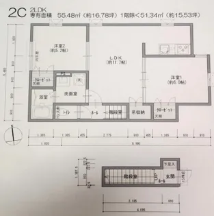 Calm Forest ~カームフォレスト~【2階】の間取り