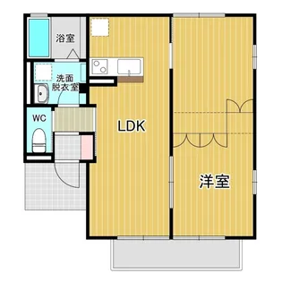 サンハイムFB 弐番館【1階】の間取り