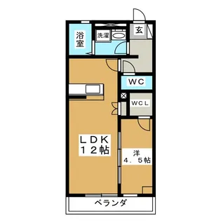 ハッピーホームIII【1階】の間取り