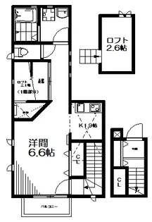 カサ・ミラ【2階】の間取り
