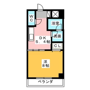 Imperial Oise【5階】の間取り