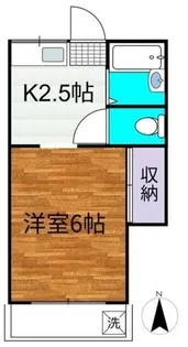 クレセントハイツ栄【2階】の間取り