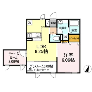 タートルドエル【2階】の間取り