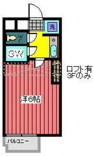 TOP中浦和第1【3階】の間取り