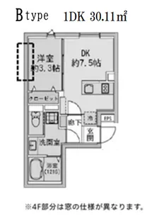 FABRIC蒲田west Residence【1階】の間取り