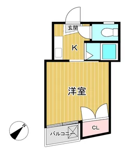 プチハウス【2階】の間取り
