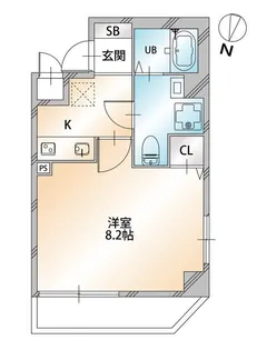 オーキッドレジデンス本駒込【3階】の間取り