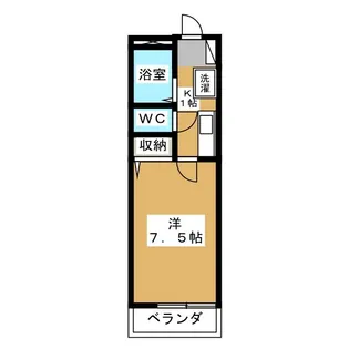 ヴェルドミール高円寺【1階】の間取り