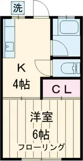 コーポ天野【2階】の間取り