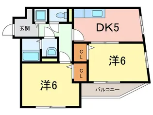 シャトル・K【3階】の間取り
