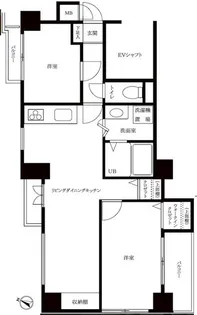 シルバーパレス白金台【3階】の間取り