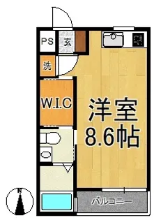 Eau-Rouge鎌倉【3階】の間取り