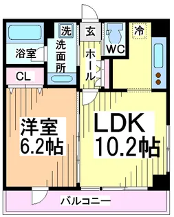ホワイトステージ 当社管理物件【5階】の間取り