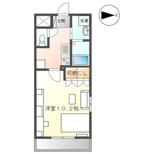 メルヴェ―ル【1階】の間取り