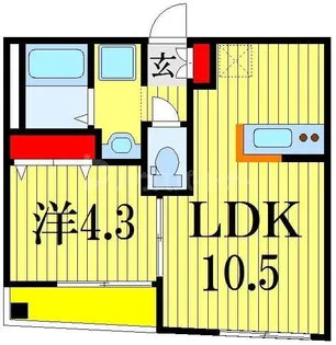 プロライズコート【2階】の間取り