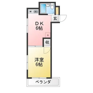 ピアパレス【2階】の間取り