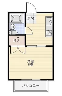 ブルーメンホーフI【2階】の間取り