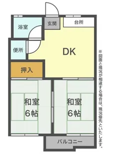 フォーブル三浦B【2階】の間取り