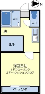 カルテットマミー【1階】の間取り