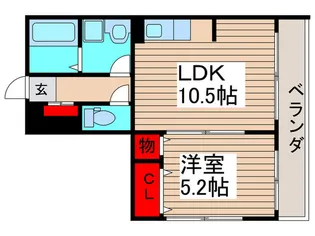 トレビナ西船橋【2階】の間取り