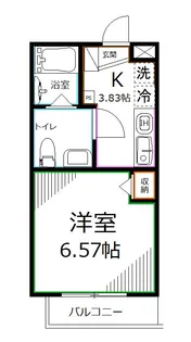 グリーンコート【1階】の間取り