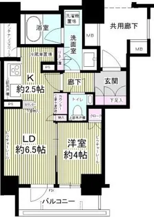 グランスイート文京音羽ウエスタージュ【3階】の間取り