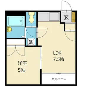レ・セリジア フレアリース【2階】の間取り