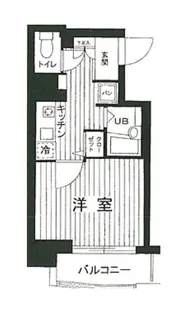 ジュエル京橋【9階】の間取り