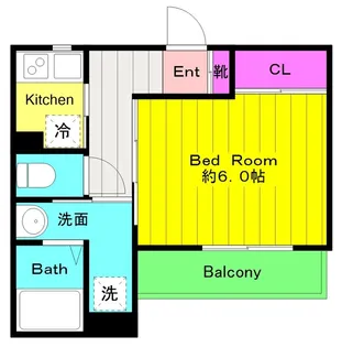 CosmoVillaIkuta(コスモヴィラ)【1階】の間取り