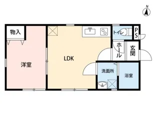 アイリハイツ【1階】の間取り