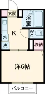 ハイツフォレスト【1階】の間取り