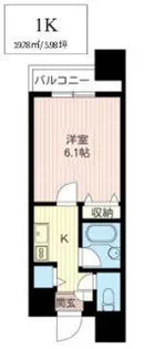 LaSante板橋本町【7階】の間取り