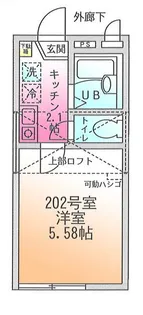 APPLE HOUSE【2階】の間取り