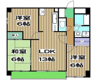 エクラ桂駅前【3階】の間取り