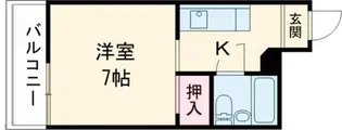 ルミエール白梅【2階】の間取り