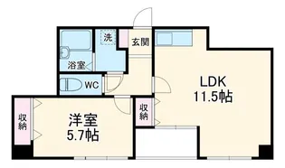 や満田ビル【3階】の間取り